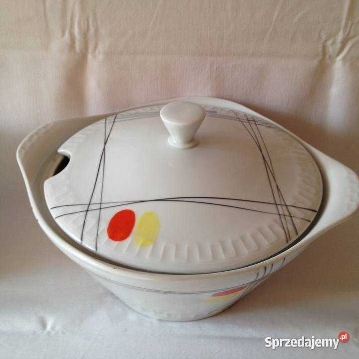 Serwis obiadowy, Millenium, New Look, dla 6 osób, 60-te, PRL