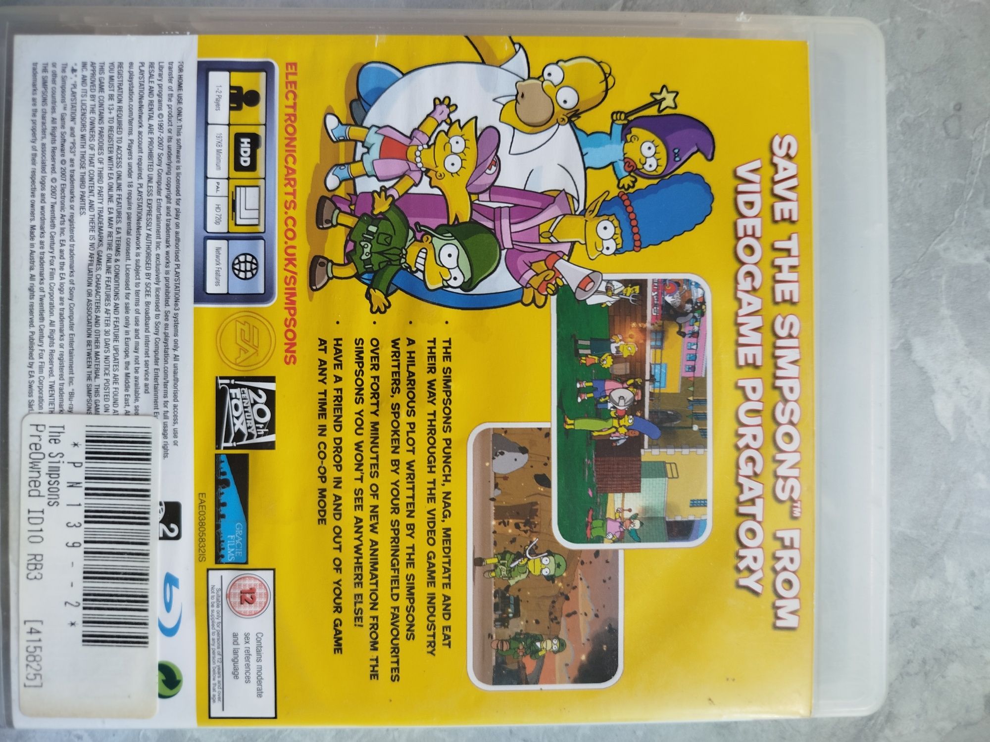 PS3 The Simpsons Game
