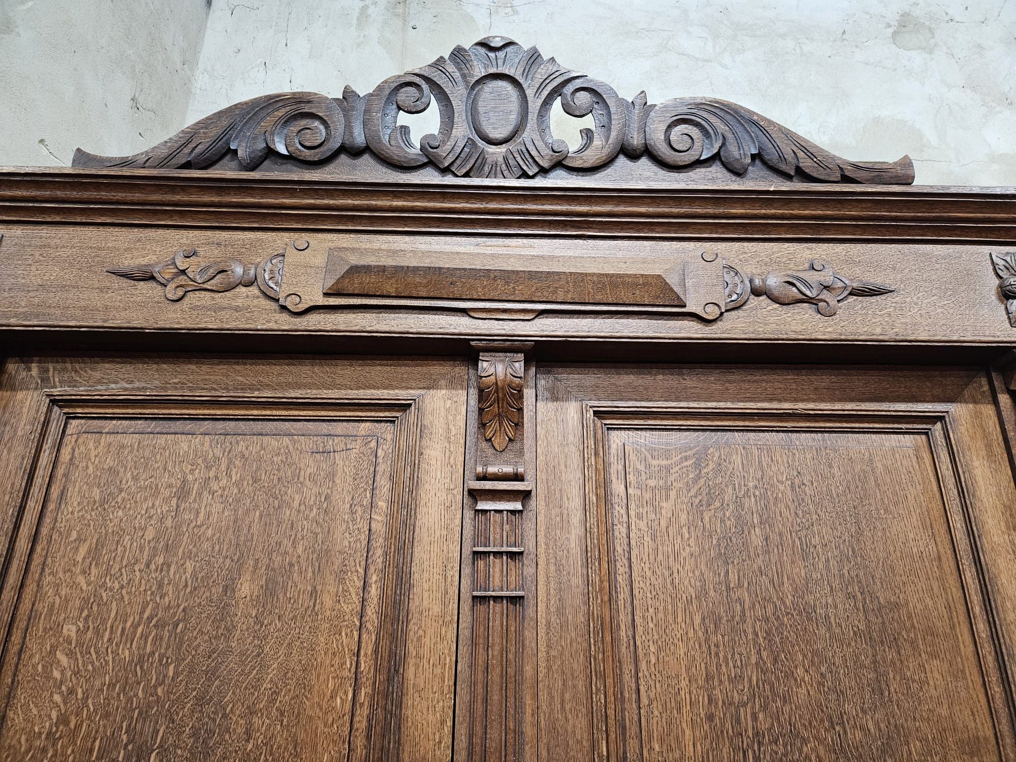 Duża Stara szafa dębowa /