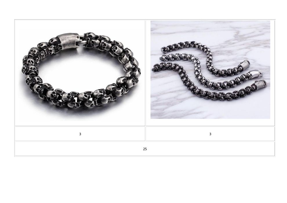 Pulseira aço inoxidável