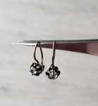 Серьги серебро 875пр Горный Хрусталь