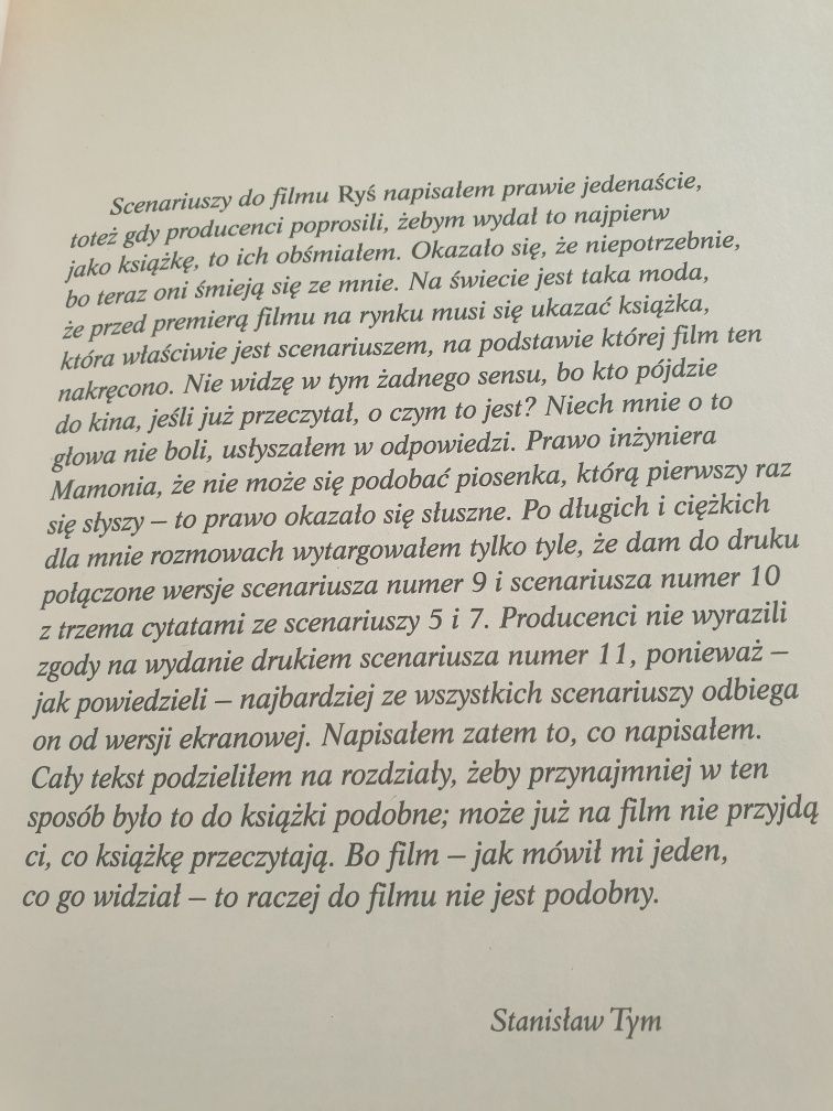 Książka Stanisław Tym Ryś
