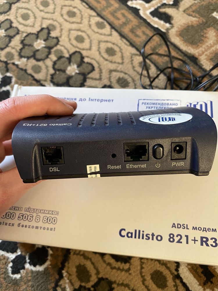 Модем Callisto 821+R3 ZTE, роутер