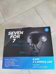 Kask z lampką led 58/61cm  rozm L