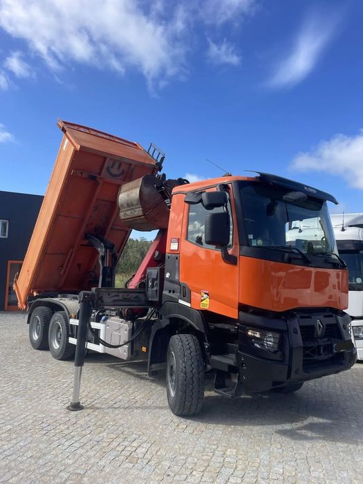 Renault K 430 - 6x4 - Basculante C/ Grua - 2014