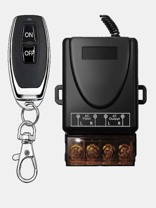 Радиореле с пультом 220В 30А, 433 МГц, беспроводной умный выключатель