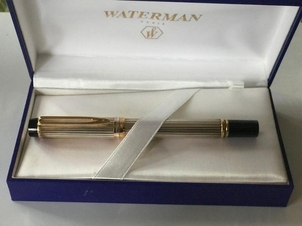 Srebrne pióro wieczne Waterman Le Man 100 „Godron” | RZADKI