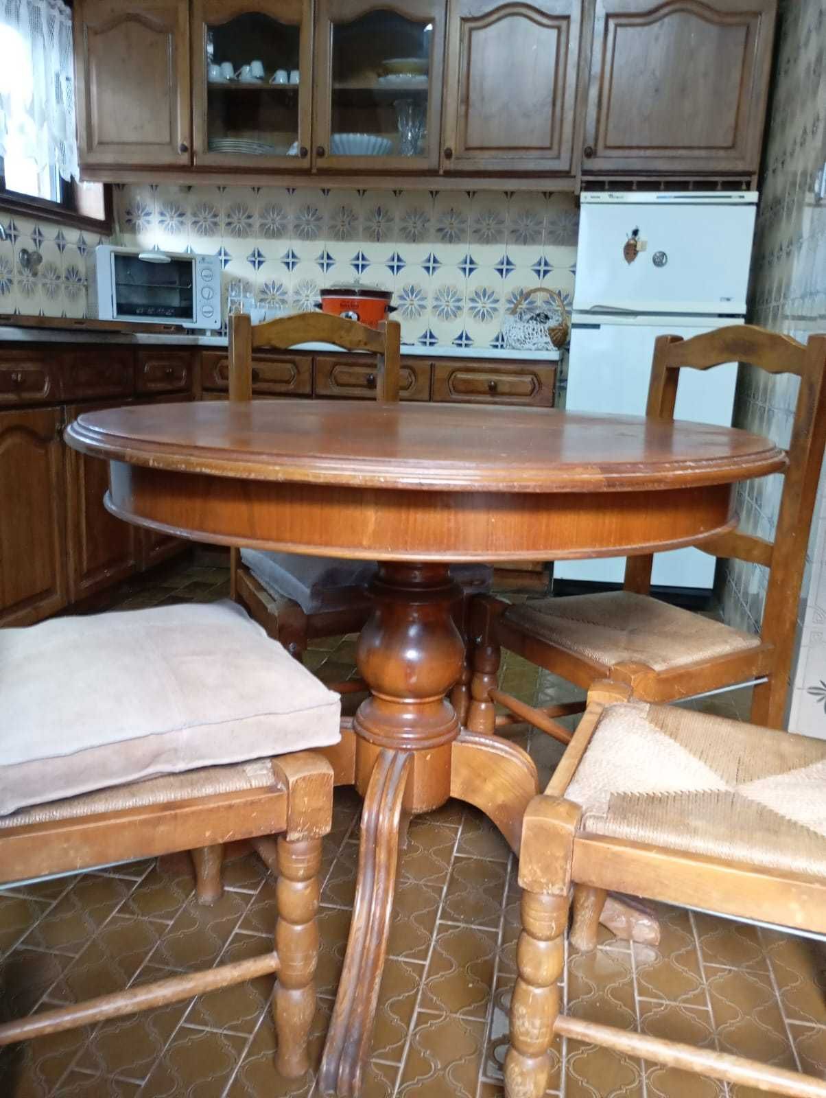 Mesa Extensível Madeira Maciça
