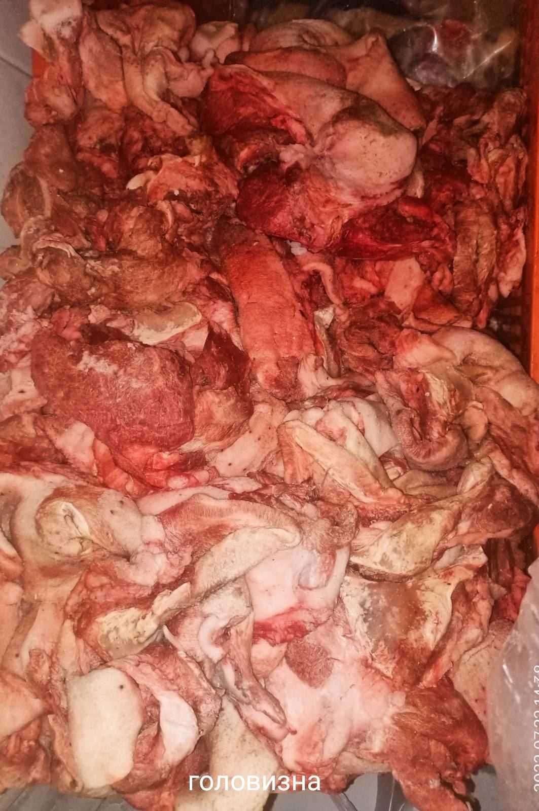 Тримминг обрезь свинина. Яловичина говядина, куриное мясо,балык,окорок