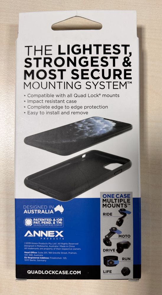 Quad Lock etui iPhone 11 Pro Max