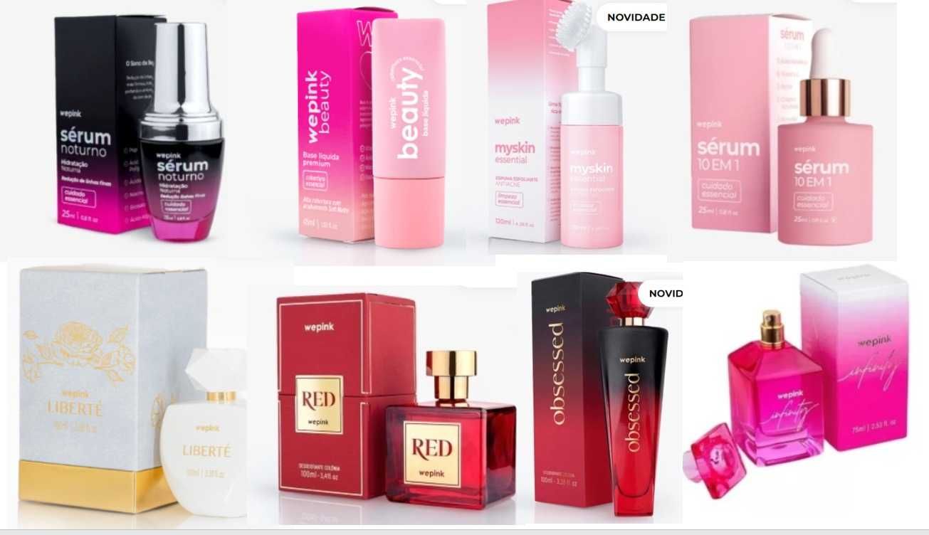 Produtos Queridinhos da Wepink Perfumes e Corpo