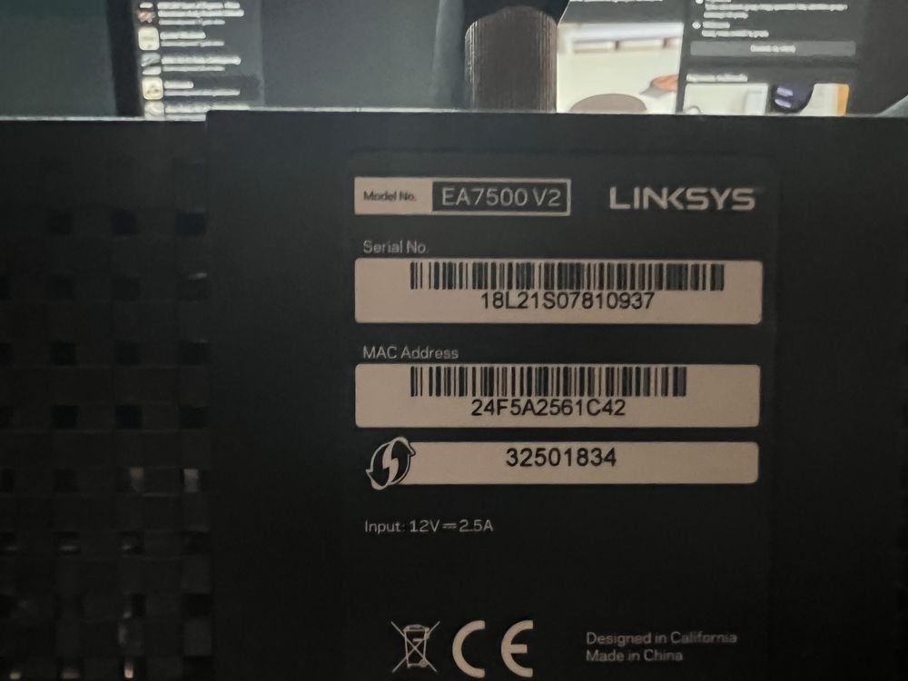 Router Linksys EA7500 v2 OpenWRT