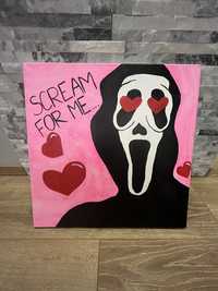 Obraz „ Scream for me” OKAZJA!