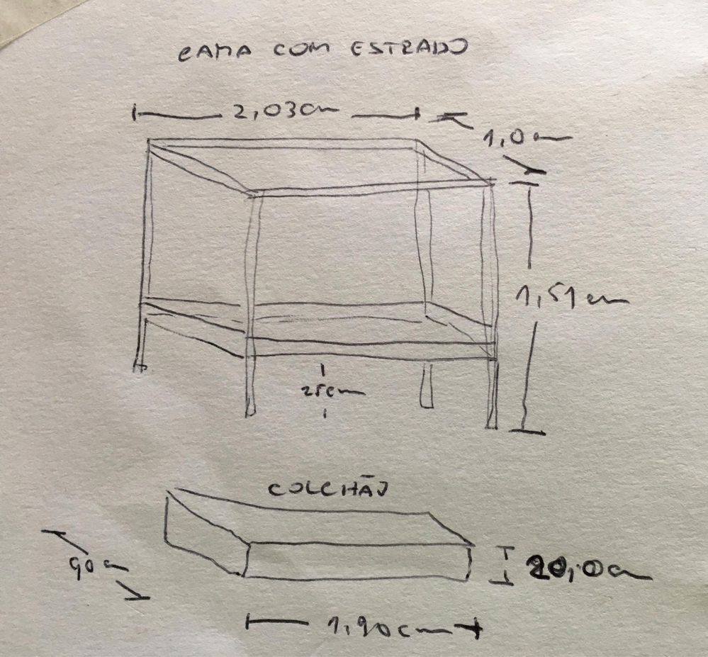 Cama de crianca com estrado e colchao -negociavel
