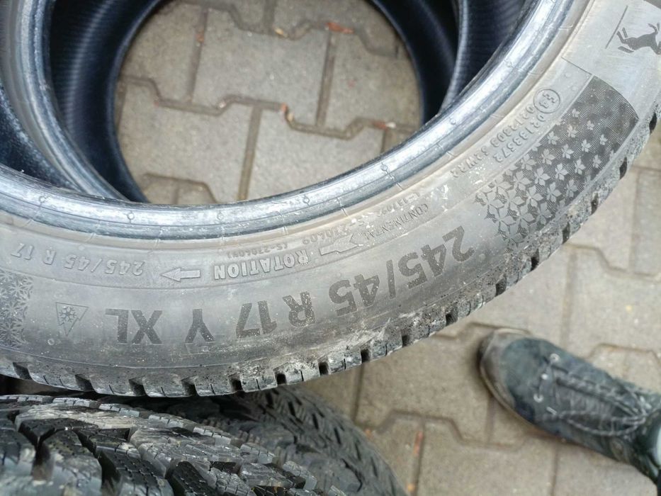opony całoroczne wielosezonowe 245/45/17 Continental 2024r