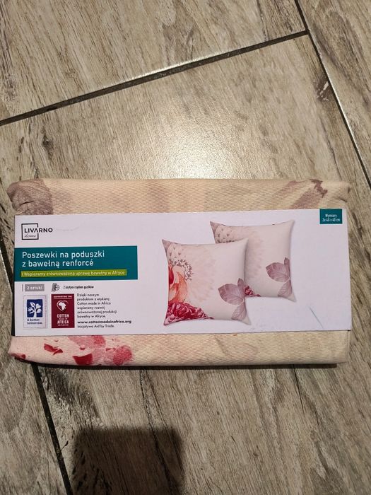 Nowe 2 komplety poszewek na poduszki 40x40