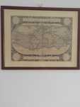 Quadros de mapas antigos