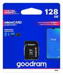 Карта пам`яті MicroSDXC 128GB UHS-I Class 10 Goodram + SD-adapter
