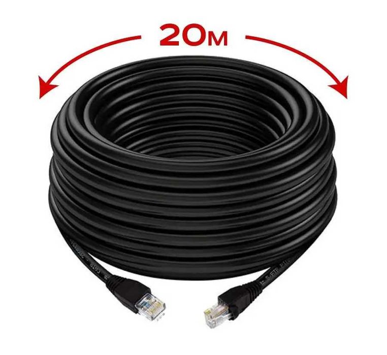 20м FTP LAN сетевой Патч корд OUTDOOR Ethernet кабель для интернета
