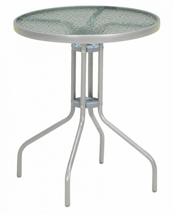 Nowy ALUMINIOWY Stolik 60 cm ogrodowy na balkon rama 100% ALUMINIUM