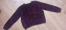 Sweter Sinsay fioletowy L