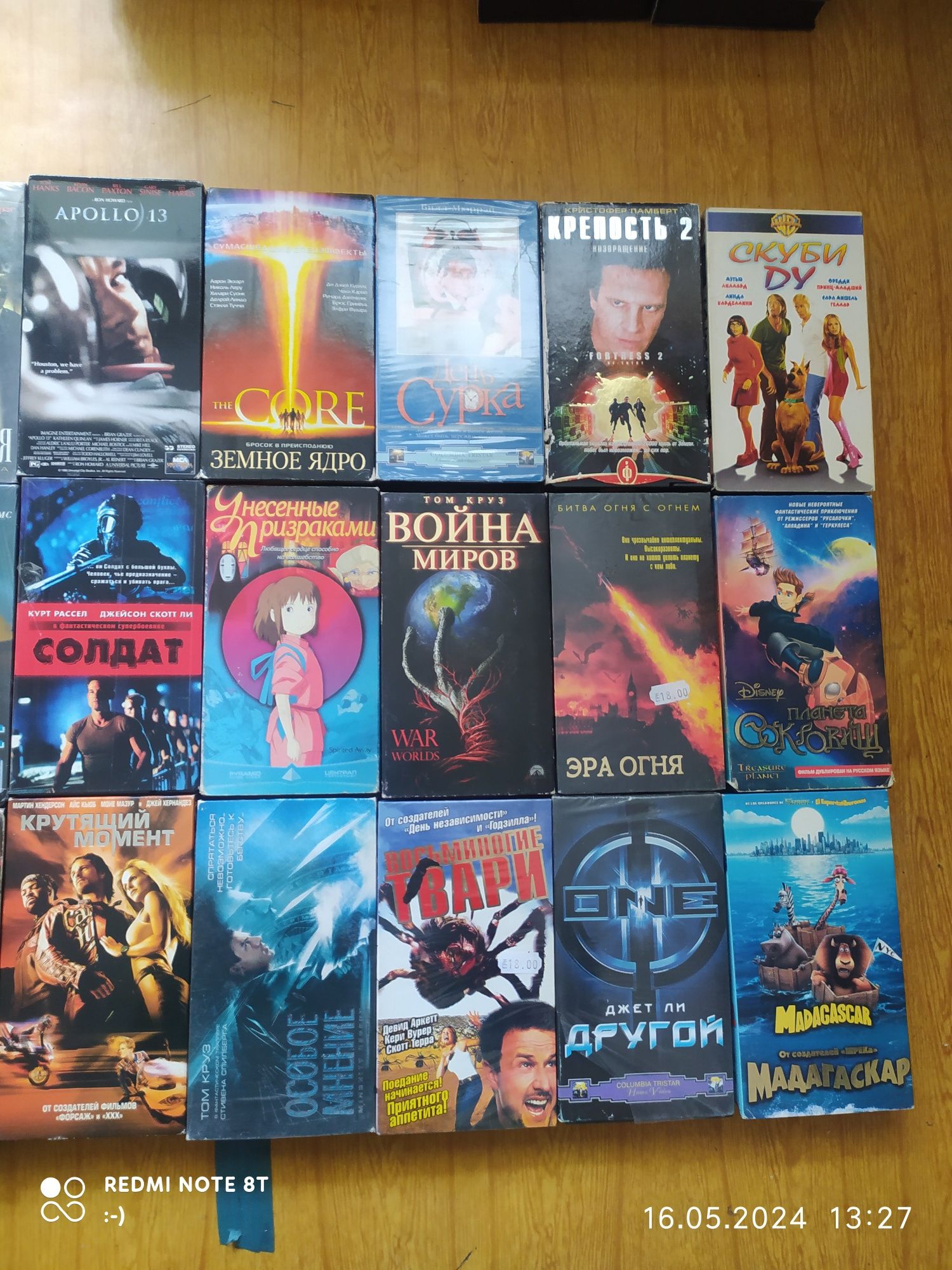 Продам vhs с фильмами