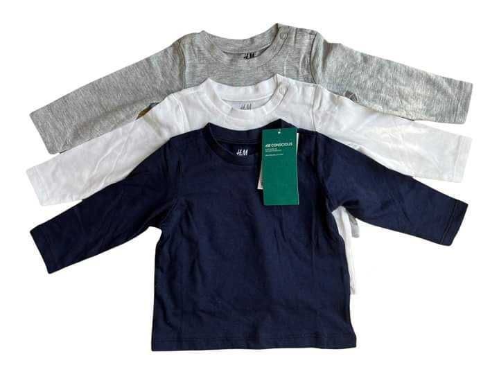 Conjunto de camisolas de manga comprida H&M NOVAS