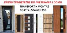 Drzwi WEJŚCIOWE, Zewnętrzne z MONTAŻEM, Wewnątrzklatkowe do mieszkań