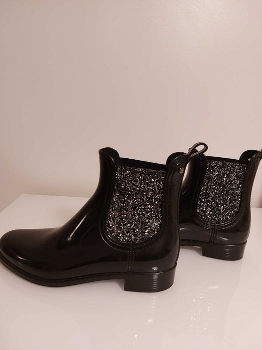 Botins Lemon Jelly 37 preto/prata