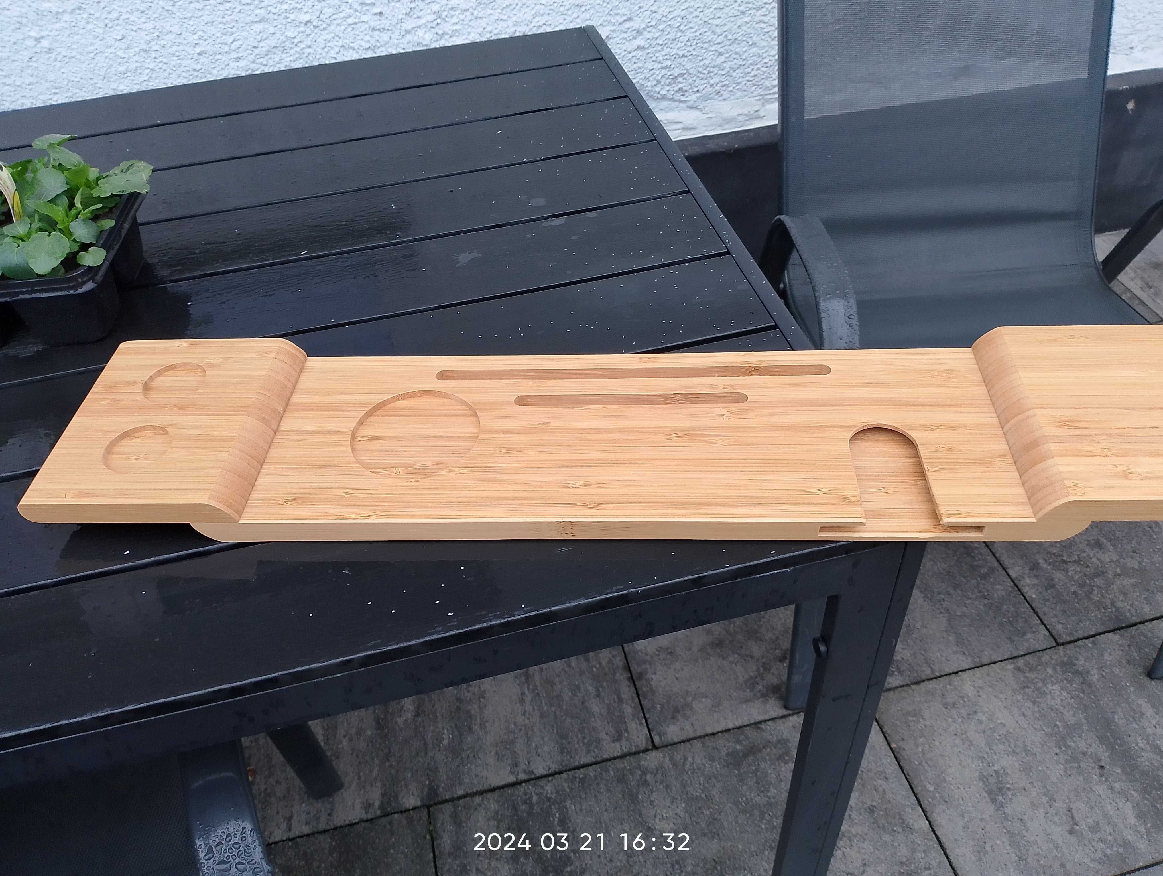 Deska taca bambusowa do wanny