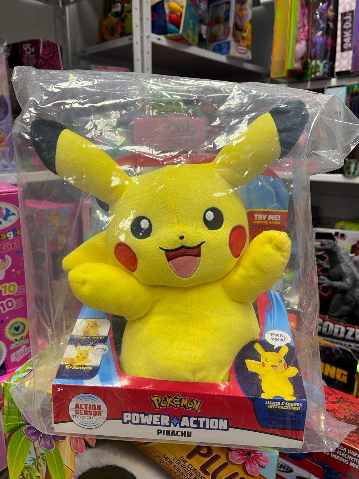Интерактивная мягкая игрушка Pokemon - Пикачу покемон 25 см