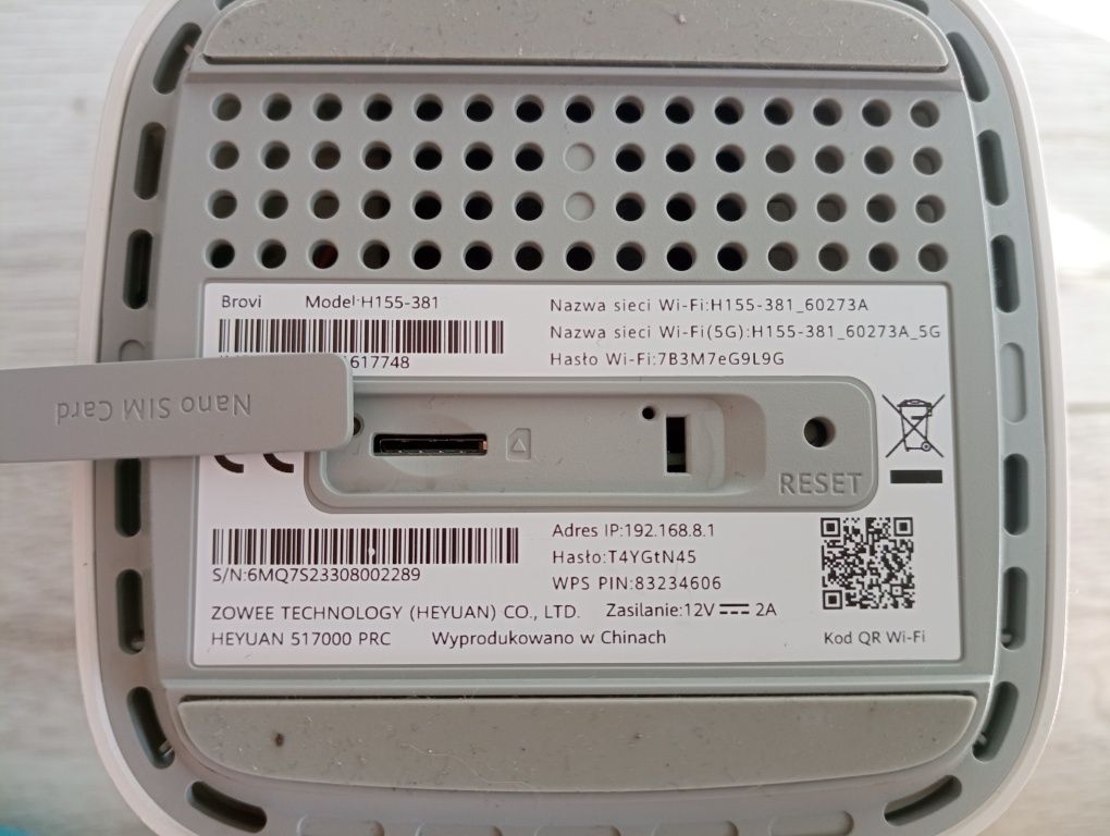 Router 5G CPE 5 ZOWEE