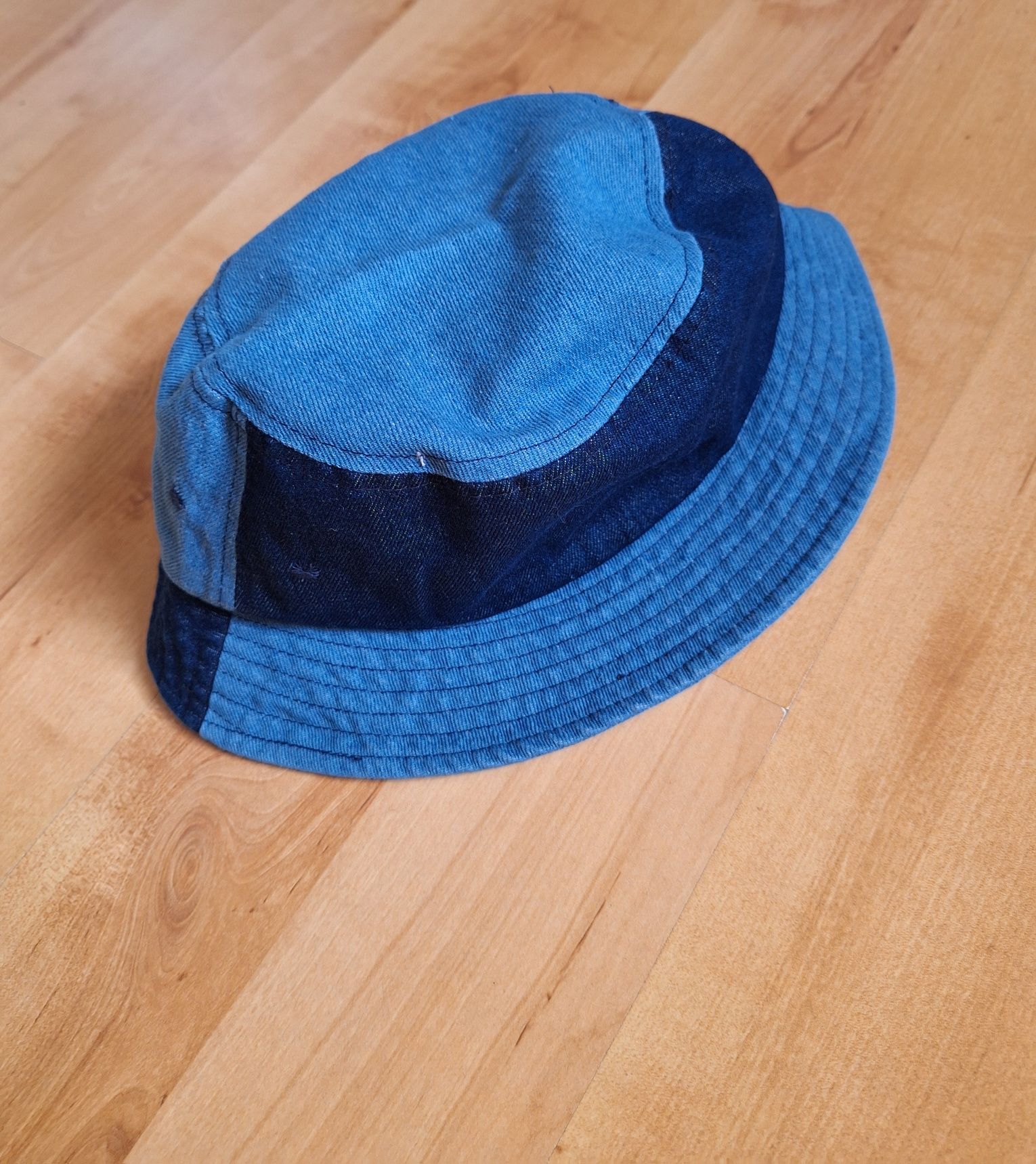 Nowy jeansowy kapelusz bawełna bucket unisex
