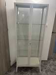 IKEA MILSBO witryna szklana 73x175 cm BIAŁY