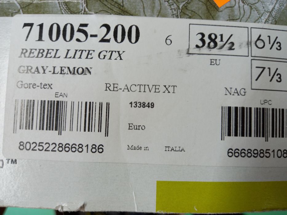 Buty trekkingowe górskie raki półautomatyczne Scarpa Rebel Lite GTX 38