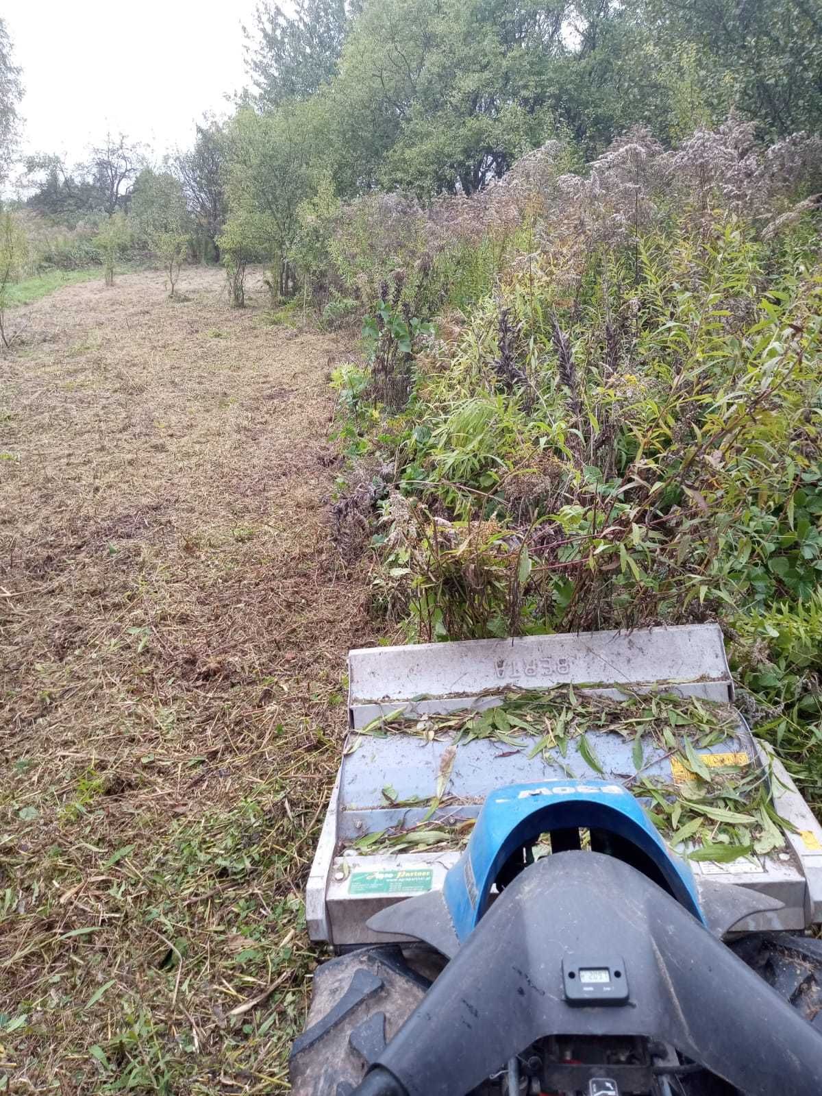 kosiarka bijakowa,koszenie trawy, karczowanie działek,rębak mielarka