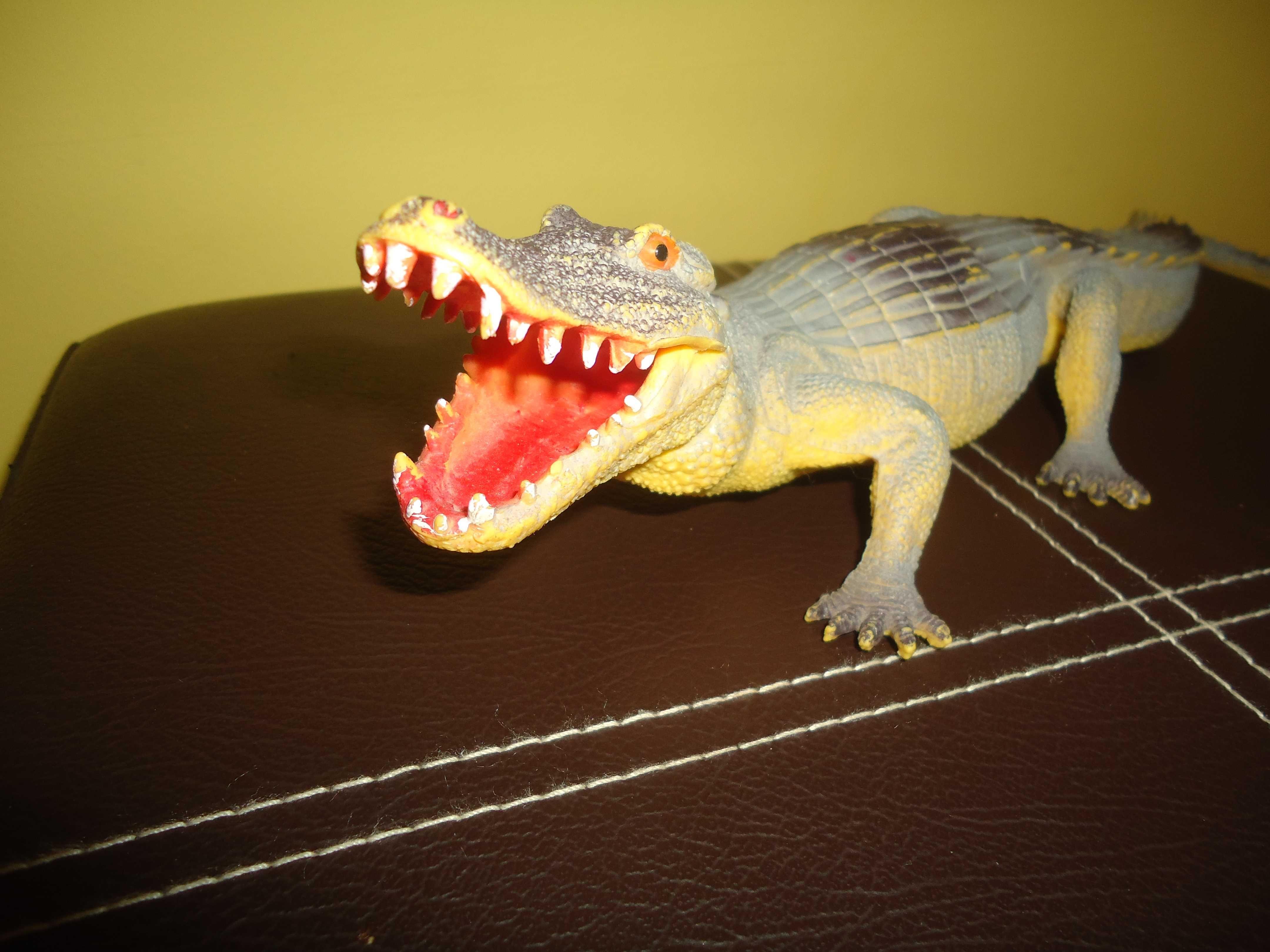 Mississippi Aligator Krokodyl Figurka Zabawka Długość 32cm