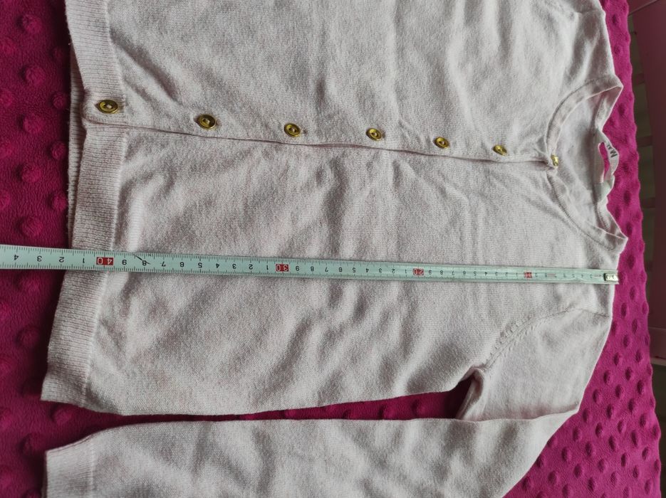 Sweterek dziewczęcy r. 122/128, H&M