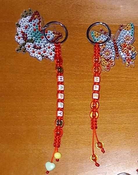 Porta chaves personalizados em diamantes