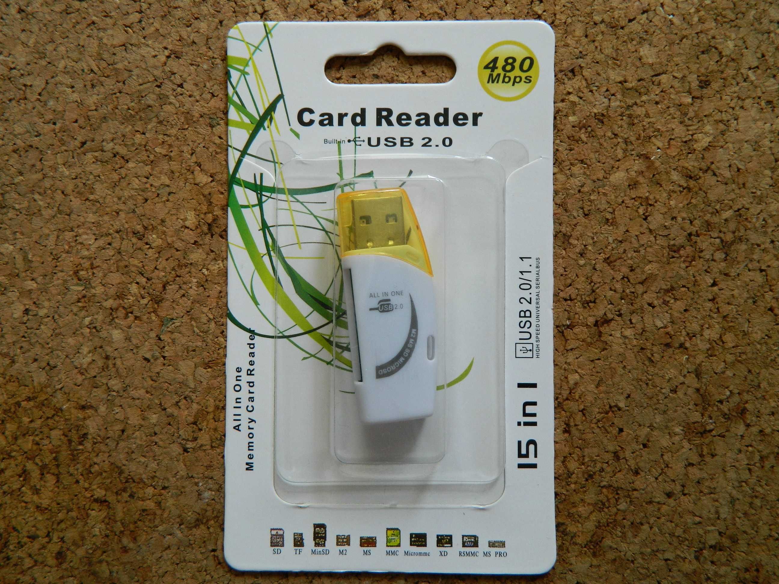 Card Reader  USB 2/0 480 Mbpg  Кард ридер