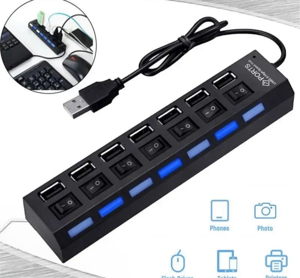 USB Hub Hub USB Adapter Multi Ports