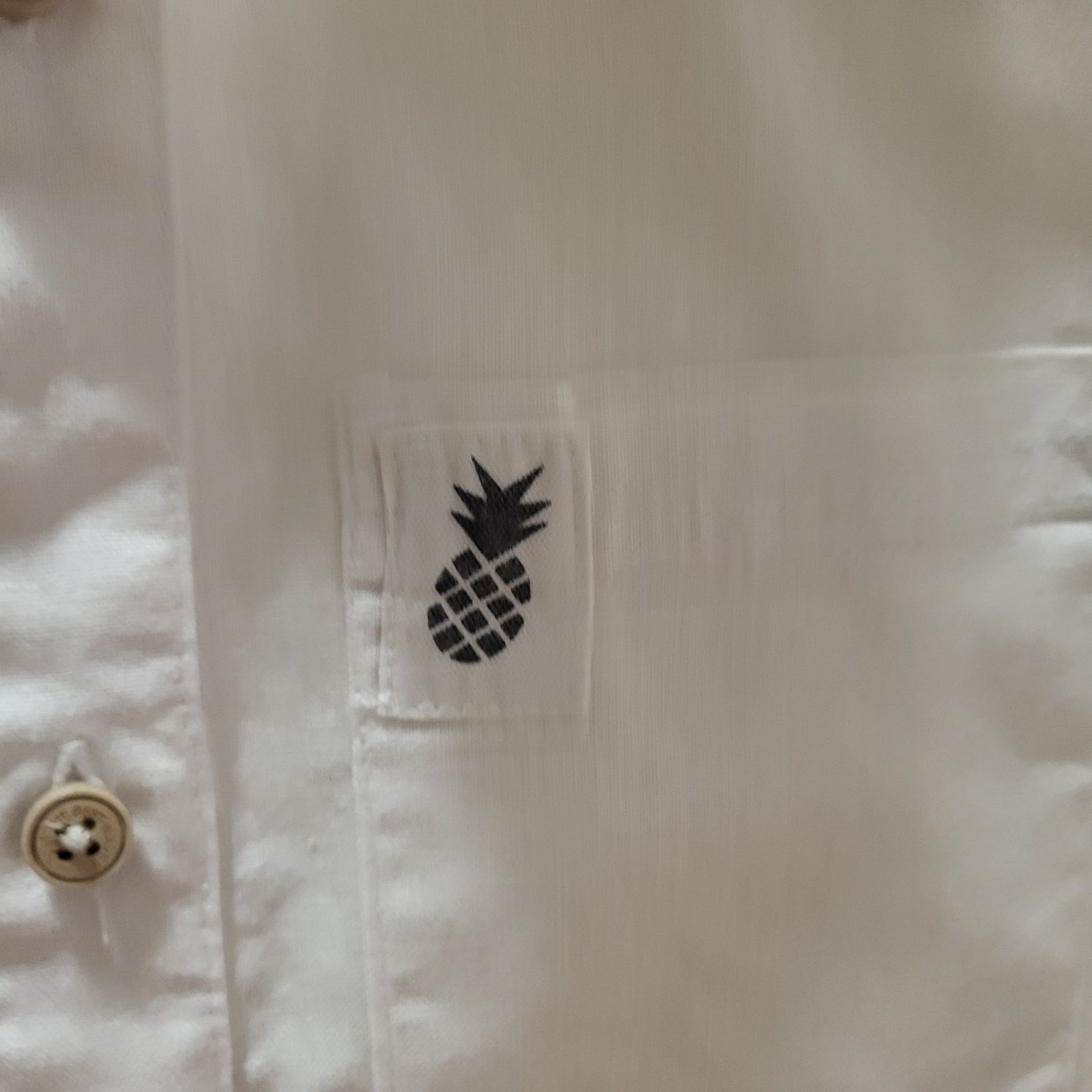 Koszula dziecięca biała na krótki rękaw  reserved 128 biała elegancka