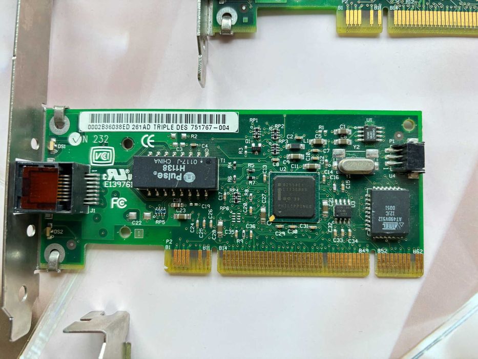 Звукова карта CMI8738 PCI, Сетевая карта Intel Ethernet Мережева карта