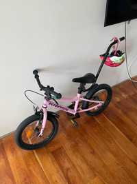 Rower dziecięcy Kross Mini 3.0, koło 16'', różowy + gratis kask UVEX