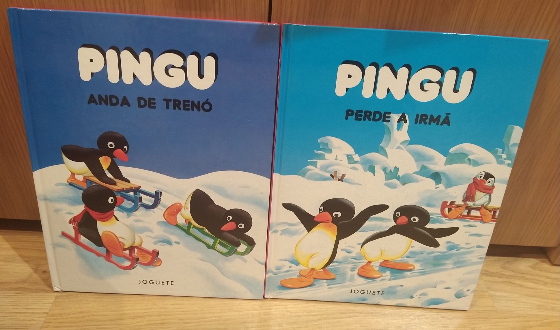 Coleção de 8 antigos livros do Pingu