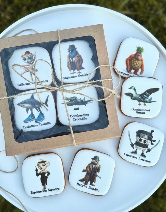 Пряники Меми (Italian Brainrot Memes) - Балеріна Капучіна та інші