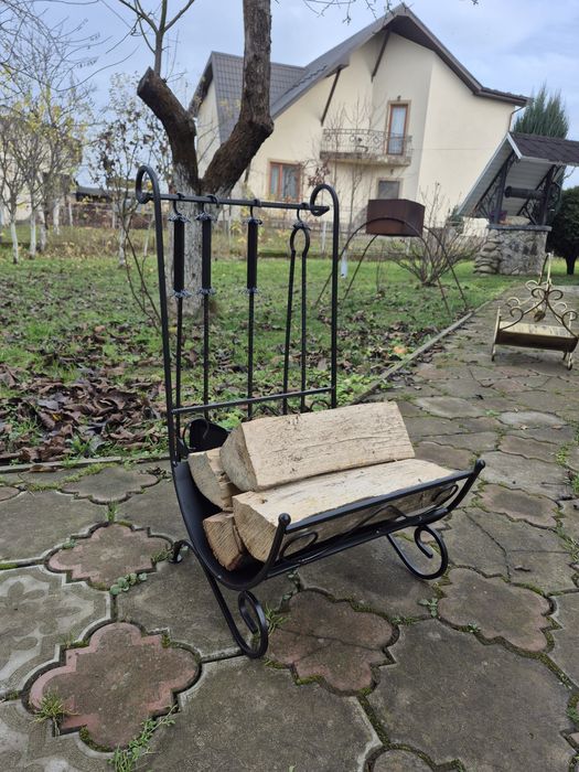 Підставки для каміну, камінні підставки ковані, ковані підставки