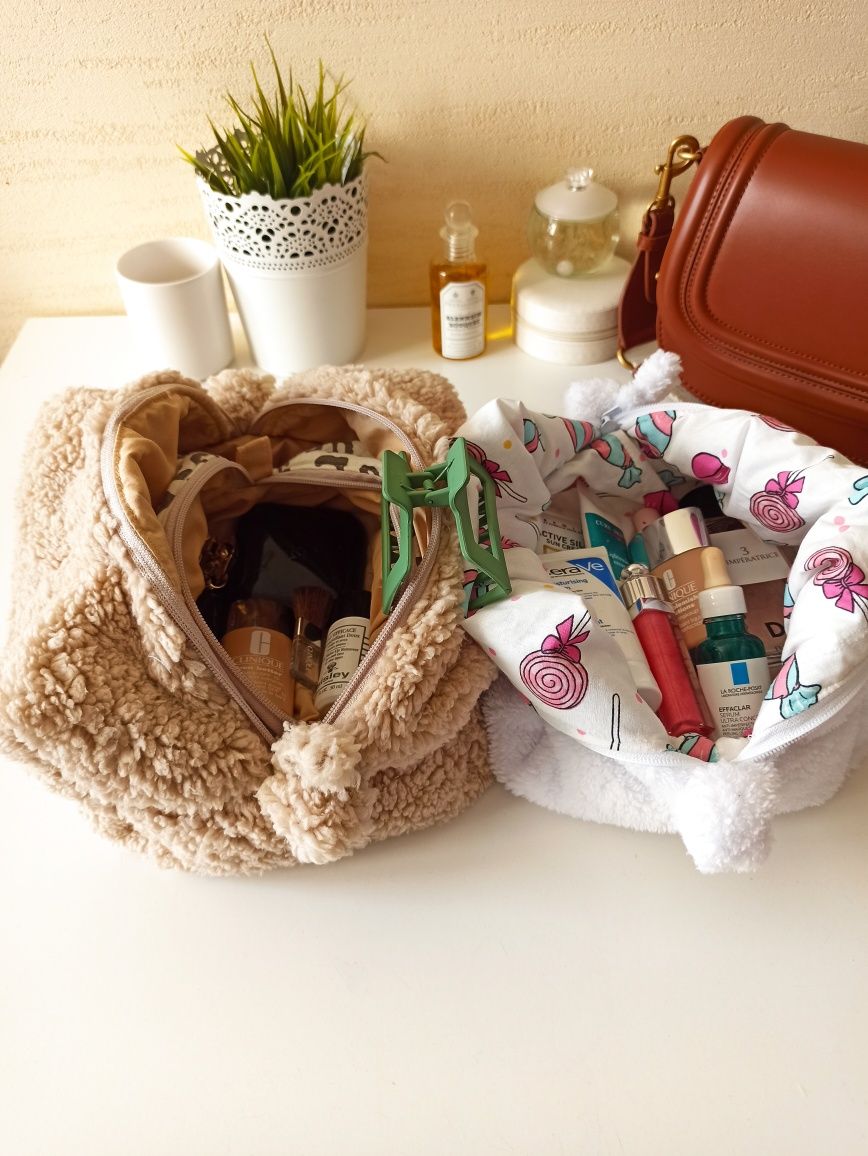 Косметичка трендова тедді. Top cosmetic bag teddy