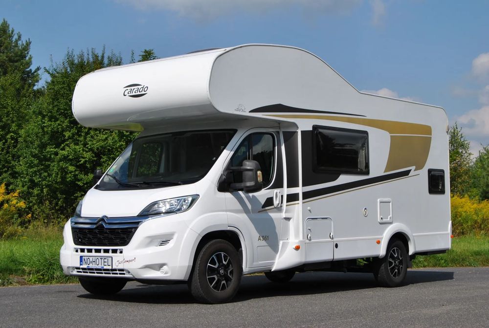 Carado CITROEN 2.0 HDI Kamper 6osobowy Doposażony! Bezwypadkowy! Salon Polska! Faktura VAT  pierwszy właściciel zadbany łóżko piętrowe