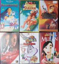 6 filmów na kasetach VHS